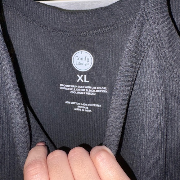 NWOT SET OF 2 black + Floral Black Mini Sundresses size XL 👗 ☀️ - Picture 7 of 8